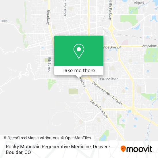 Rocky Mountain Regenerative Medicine map