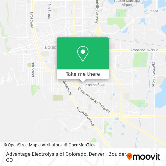 Advantage Electrolysis of Colorado map