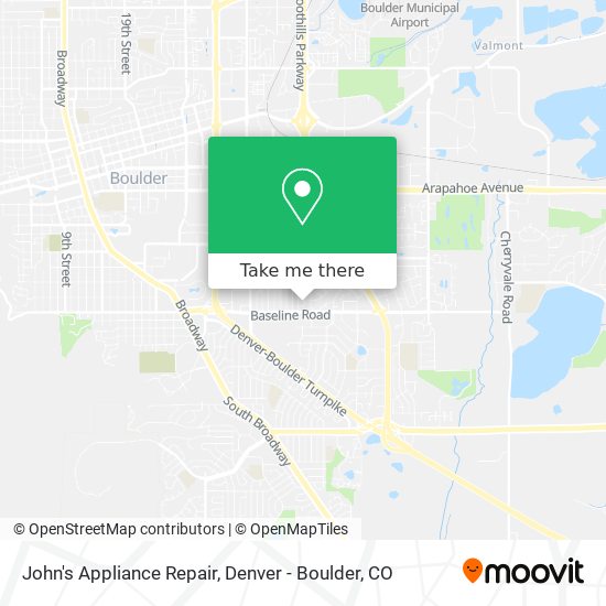 John's Appliance Repair map