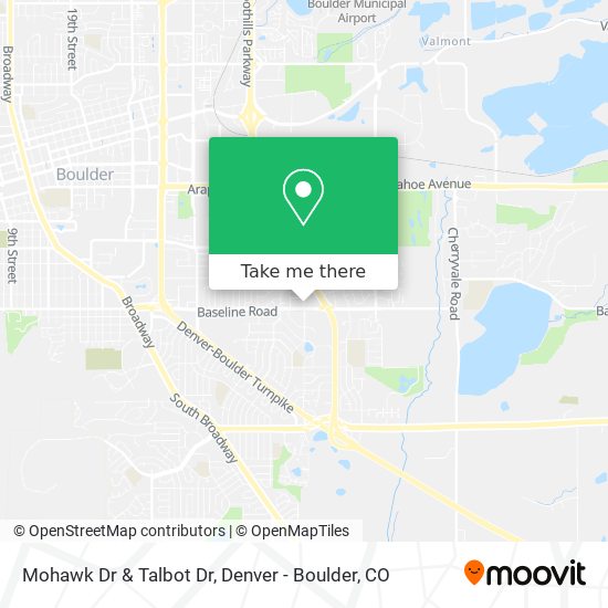 Mohawk Dr & Talbot Dr map