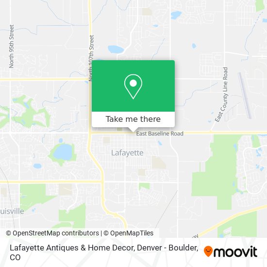Mapa de Lafayette Antiques & Home Decor
