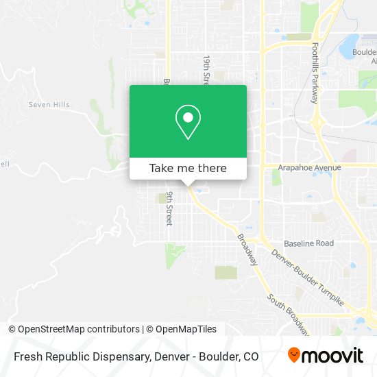 Fresh Republic Dispensary map