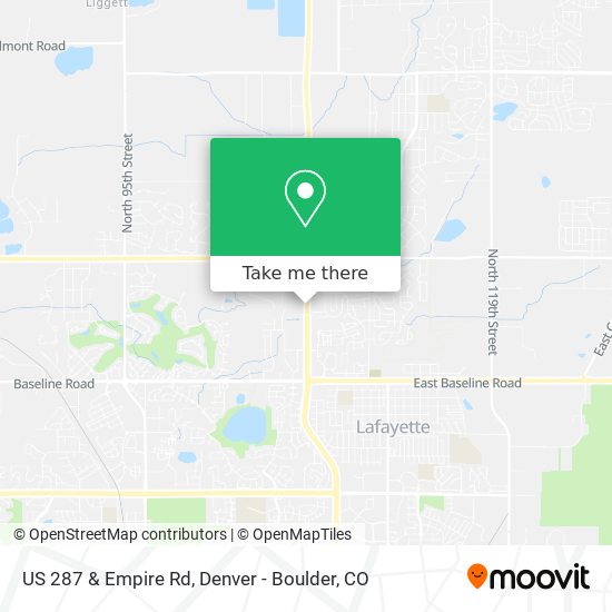 Mapa de US 287 & Empire Rd