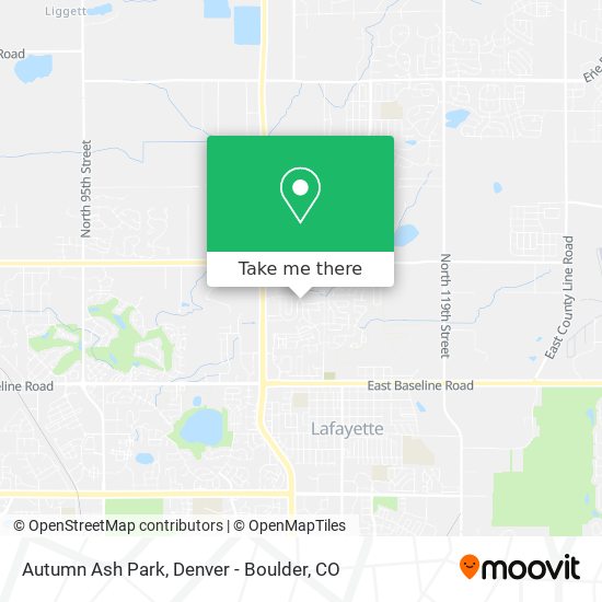 Autumn Ash Park map