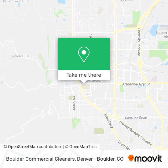 Mapa de Boulder Commercial Cleaners