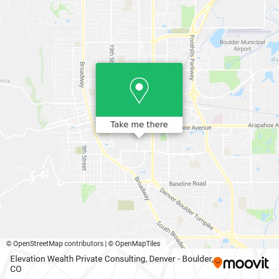 Mapa de Elevation Wealth Private Consulting