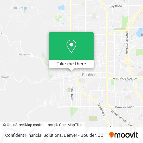 Confident Financial Solutions map