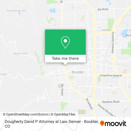 Dougherty David P Attorney at Law map