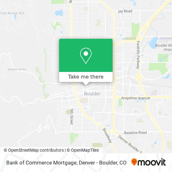 Bank of Commerce Mortgage map