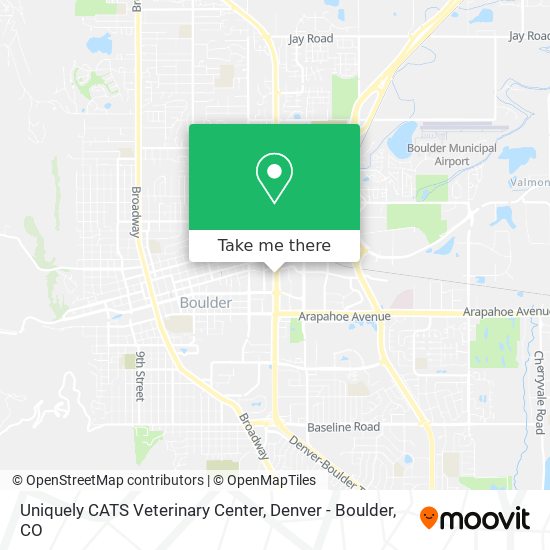 Mapa de Uniquely CATS Veterinary Center