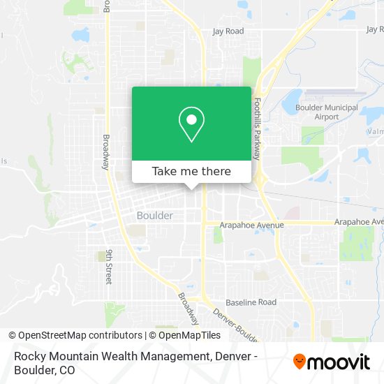 Mapa de Rocky Mountain Wealth Management