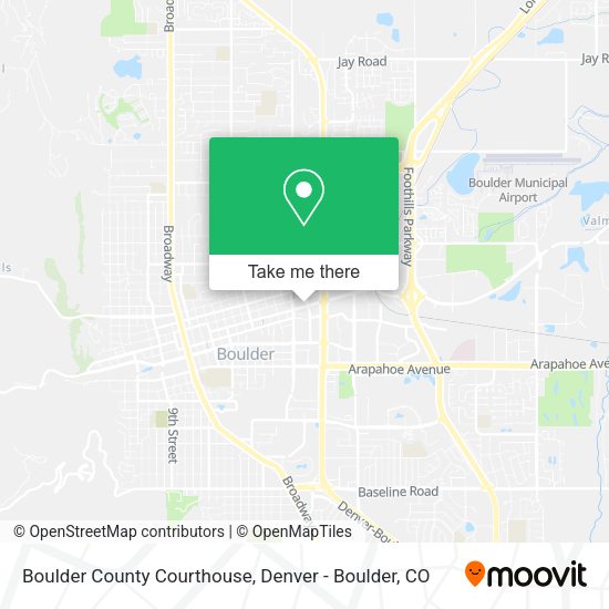 Mapa de Boulder County Courthouse