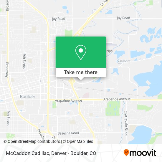 McCaddon Cadillac map