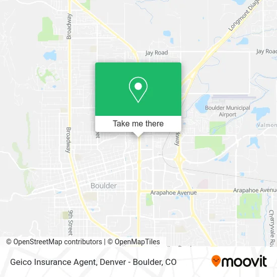 Geico Insurance Agent map