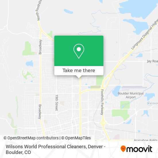 Wilsons World Professional Cleaners map