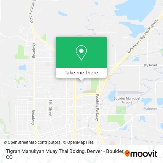Mapa de Tigran Manukyan Muay Thai Boxing