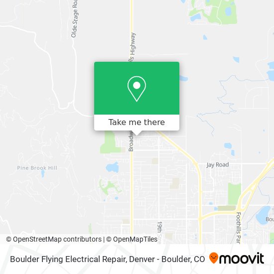 Boulder Flying Electrical Repair map