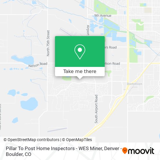 Pillar To Post Home Inspectors - WES Miner map