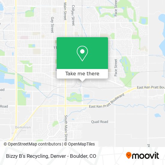 Mapa de Bizzy B's Recycling