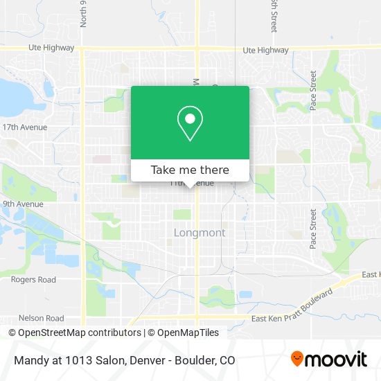 Mapa de Mandy at 1013 Salon
