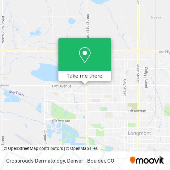 Crossroads Dermatology map