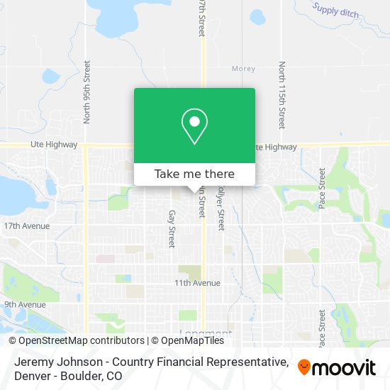 Jeremy Johnson - Country Financial Representative map