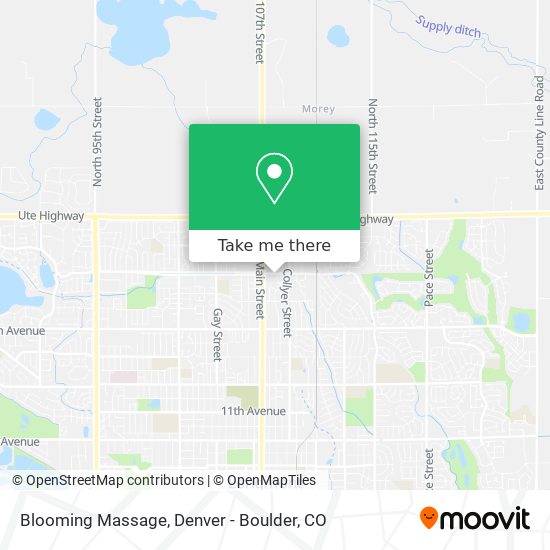 Blooming Massage map