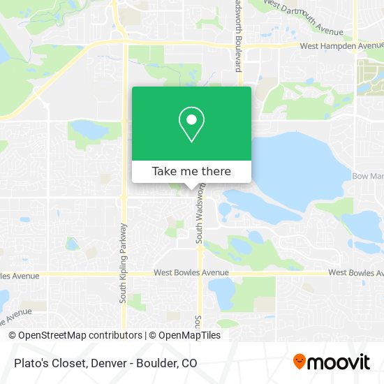 Mapa de Plato's Closet