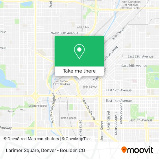 Larimer Square map