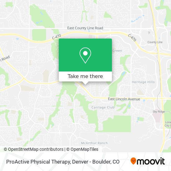 Mapa de ProActive Physical Therapy