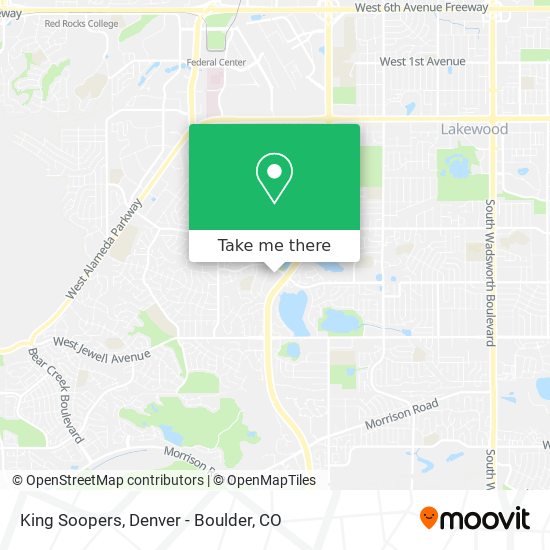 Mapa de King Soopers