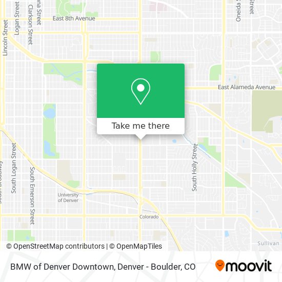 Mapa de BMW of Denver Downtown