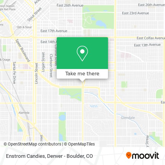 Enstrom Candies map