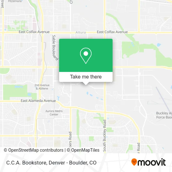 Mapa de C.C.A. Bookstore