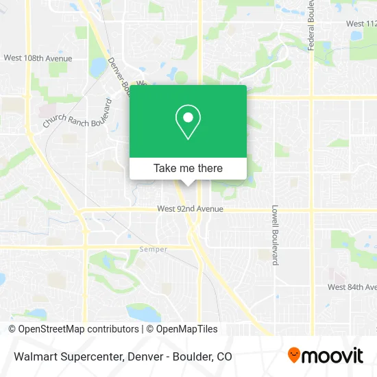 Walmart Supercenter map
