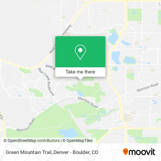 Green Mountain Trail map