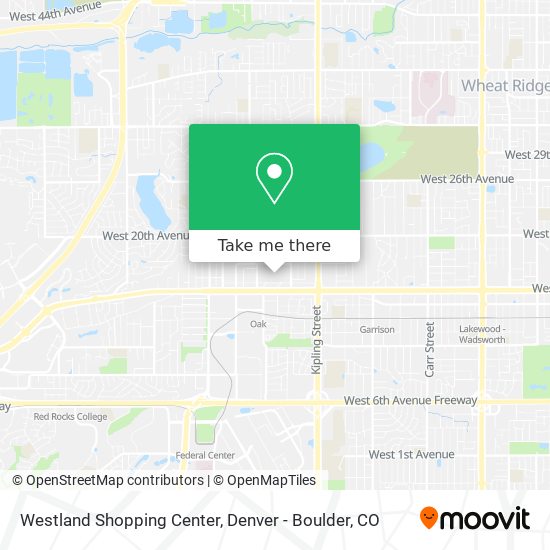 Mapa de Westland Shopping Center