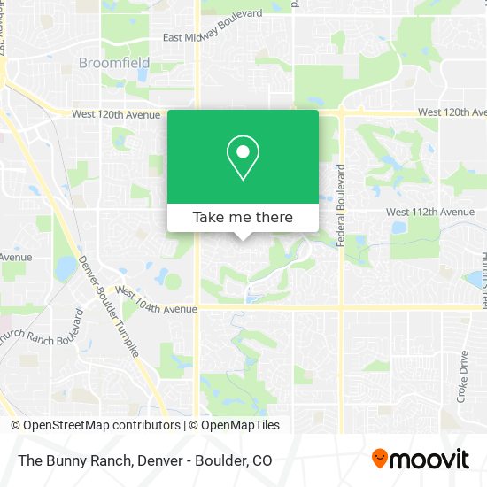 Mapa de The Bunny Ranch