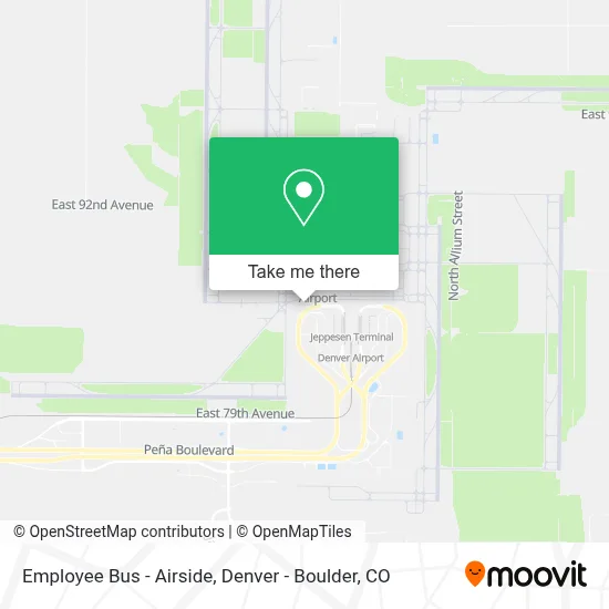 Employee Bus - Airside map