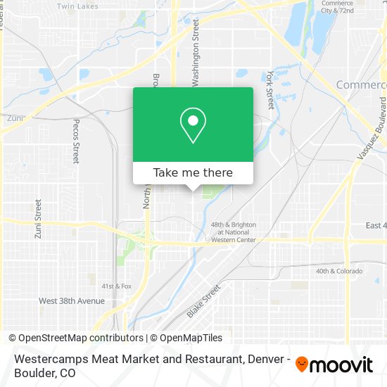 Mapa de Westercamps Meat Market and Restaurant