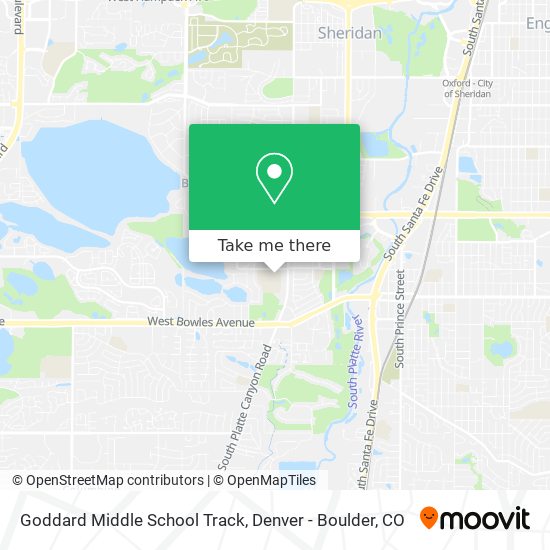 Mapa de Goddard Middle School Track