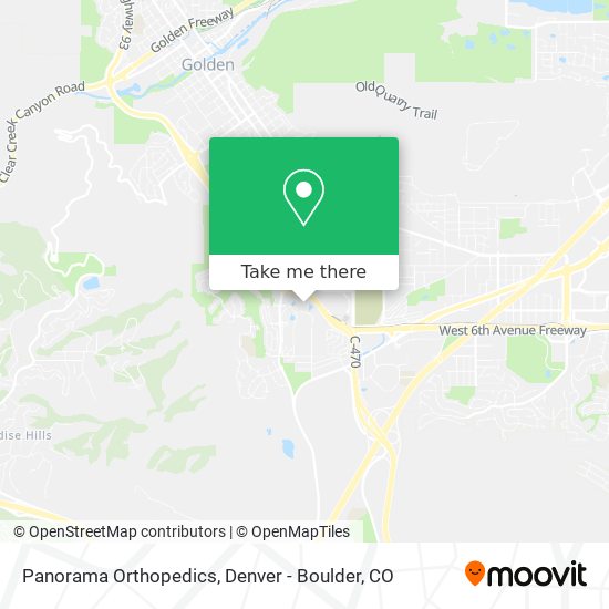Mapa de Panorama Orthopedics