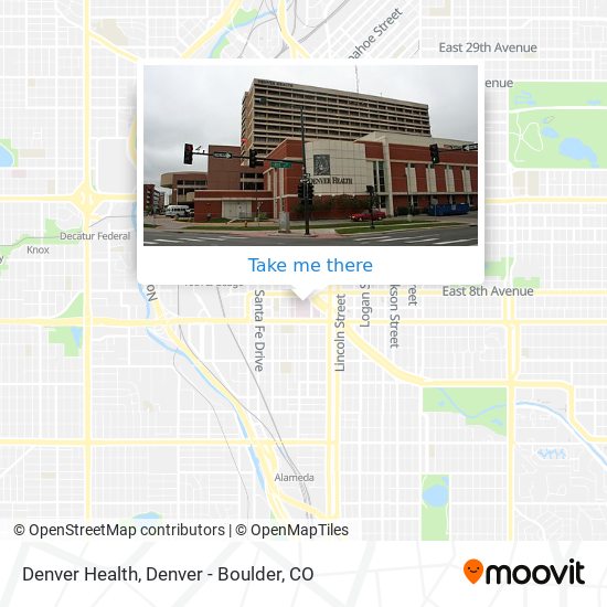 Denver Health map
