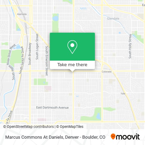 Marcus Commons At Daniels map