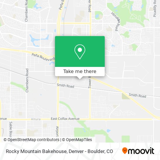 Rocky Mountain Bakehouse map