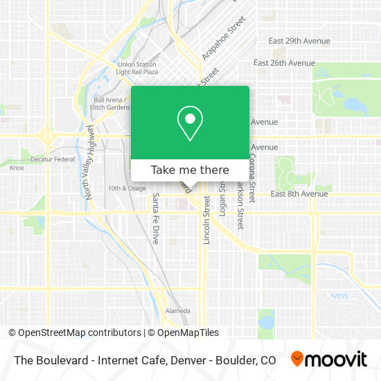 The Boulevard - Internet Cafe map