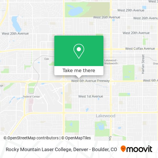 Rocky Mountain Laser College map