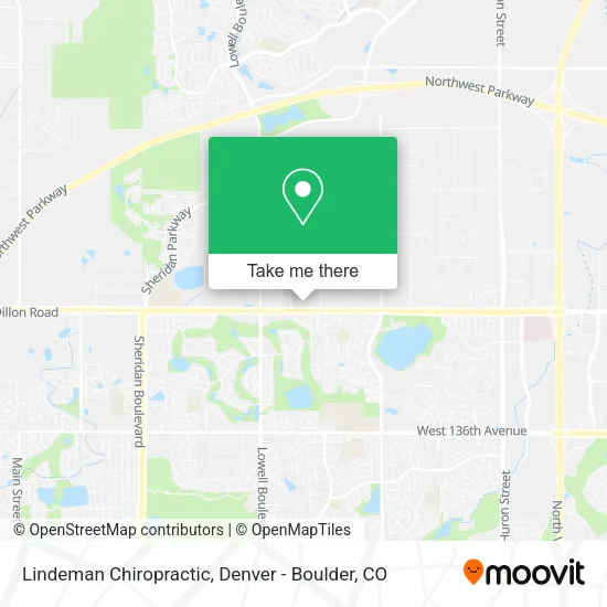 Lindeman Chiropractic map