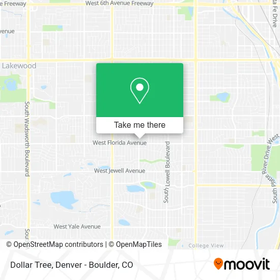 Mapa de Dollar Tree