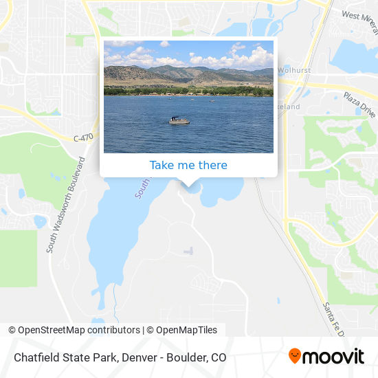 Mapa de Chatfield State Park